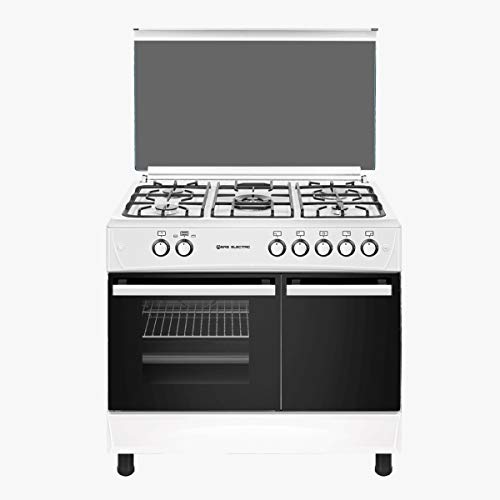 EAS ELECTRIC SMART TECHNOLOGY - Cocina de Gas 90 cm Blanca - EFG9B60W