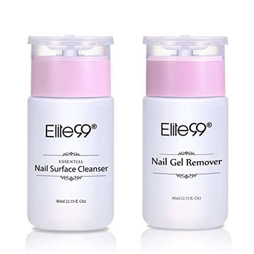 Elite99 Removedor de Esmaltes Semipermanentes, Quitaesmaltes de Uñas en Gel, Limpiador de Uñas Semipermanentes, Cleanser de Uñas 80ml