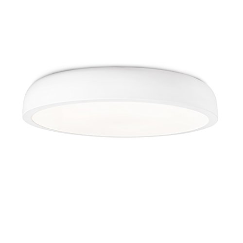 Faro Barcelona 64182 - COCOTTE Plafón (bombilla incluida) LED, 42W, metal, pantalla acriclica, difusor aluminio, color blanco