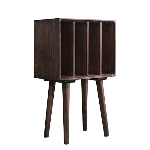 FTFTO Decoration Accessories Nightstand Nightstand Wood Table Modern End Table Side Table for Small Spaces Storage Bedside Table (Color : Coffee Size : 45x28x76cm)