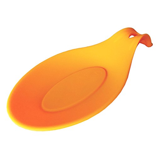 Generic Kitchen Silicone Big Spoon Rest for Kitchen Utensils Orange by Generic