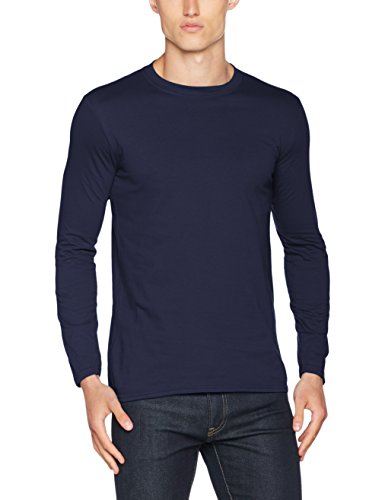 Gildan Soft Style L, Camiseta para Hombre, Azul (Marino), XX-Large