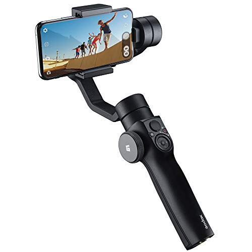 Godox ZP1 Estabilizador Gimbal para Smartphone Móvil, 3-Ejes Gimbal Stabilizer con SIGA Focal y Zoom, Foto panorámica y acelerada, Seguimiento automático, Control App para Smartphone iPhone/Huawei