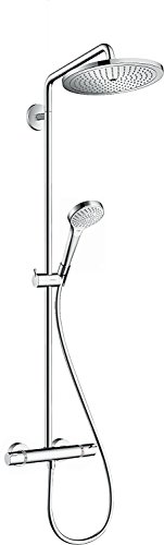 Hansgrohe 26794000 Croma Select S 280 Air columna de ducha, ahorro de agua, cromo