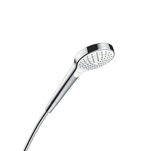 Hansgrohe 26802400 Croma Select S 110 Vario ducha de mano, 3 tipos de chorro, blanco/cromo