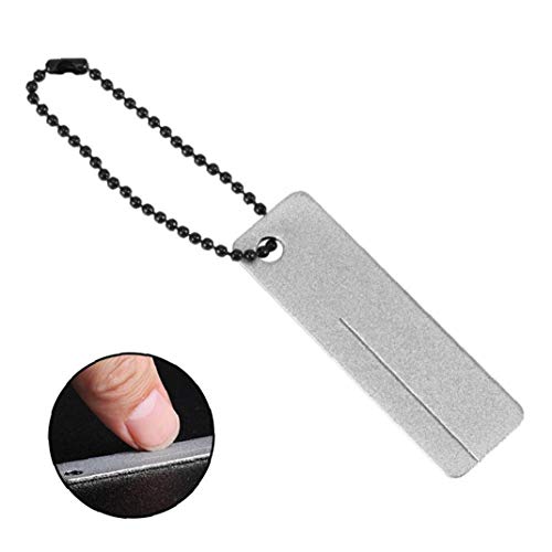 Herramienta Super Hard Piedra De Afilar Herramienta Edc Mini Portátil De Bolsillo Diamante Cortador De Piedra Sacapuntas para Acampar Al Aire Libre, Gancho De Pescados, Dingernail 1pc