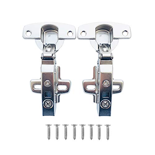 Hettich Sensys 8645i TH52 110 Grado Superposición Total Bisagras 9071205 Automática con Amortiguación Integrada Suave Cierre Automático para Puerta Mueble Armario Amortiguadores 2 Pcs