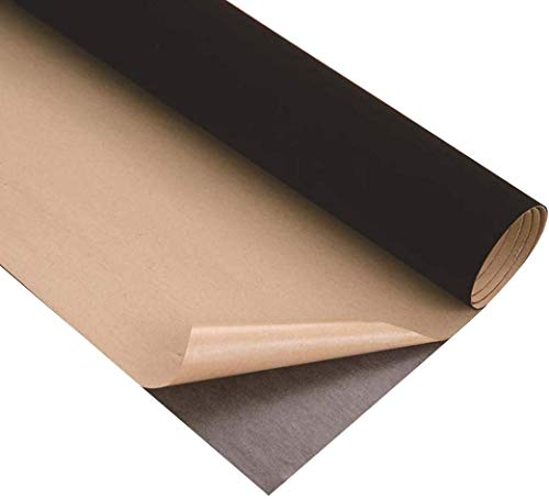 Hoja De Tela De Terciopelo Adhesiva Pegajosa Hoja Trasera Fieltro Muebles Con Negro Tela adhesivo Hojas autoadhesivas 45cm x 1.5m