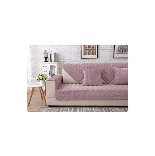 Hotmoment-uk - Funda protectora de sofá de felpa para mascotas (90 x 180 cm), color rosa