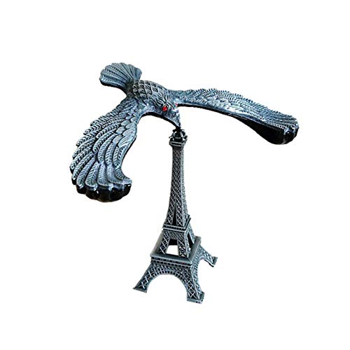 Imax Retro Silver Balance Bird Torre Eiffel Estrés Juguete Oficina Decoración de Escritorio Estatuas Equilibrio Águila Aleación de Hierro Artesanías Escultura Creativa