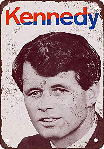 JUNGK Robert F. Kennedy Campaign Cartel Chapa Placa Metal Pintura De Hierro Vintage Figura Personalizada Señales Advertencia Almacenar Casa Café Bar Cocina