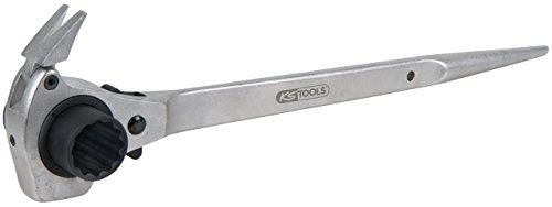 KS Tools 522.2219-Llave de andamio 4 en 1 (19 x 22 mm), Color:, Size