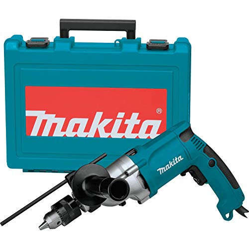 Makita HP2050 Taladro Percutor 720W 2.5 Kg 1200-2900 Rpm Portabrocas Con Llave, 720 W, 240 V, Azul, 1.3 cm