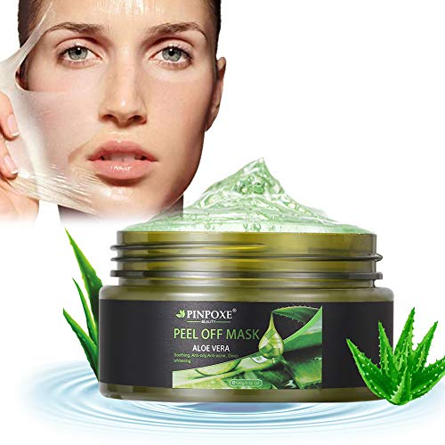 Mascarilla para espinillas, puntos negros, exfoliante de aloe vera, antienvejecimiento, para el acné, 100 g