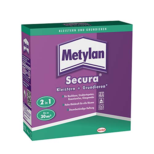 Metylan 592107 Secura - Cola e imprimador para papel pintado (500 g)