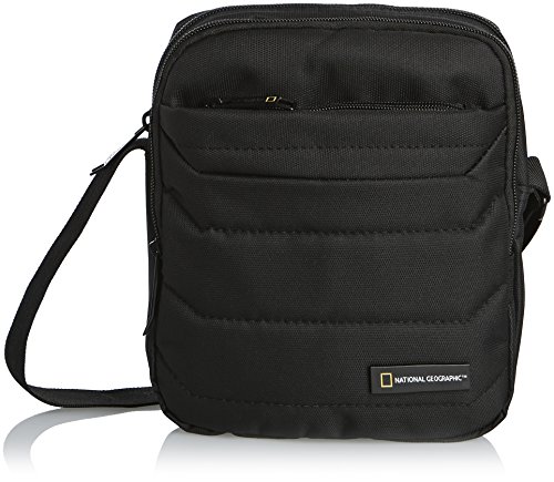 NATIONAL GEOGRAPHIC Bandolera hombre mediana (negro)