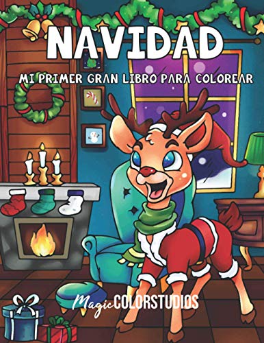 Navidad: Mi primer gran libro para colorear: Libros para colorear de Navidad para niños |Regalo de Navidad ideal o regalo para niños pequeños |100 hermosos motivos invernales para niños y niñas