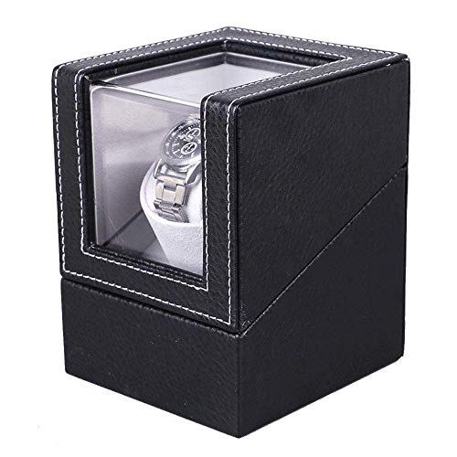 NBVCX Inicio Accesorios Caja de Reloj giratoria automática Caja de Reloj Cuero de PU Mesa de Cuerda automática Caja de Relojes Caja de Motor eléctrico Individual