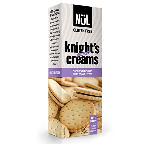 NÜL - Galletas grandes sin gluten rellenas de crema de cacao, 9 x 225 g