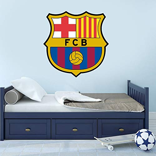 pegatinas decorativas pared Barca Fcb Logo Decal Art Decoración para el hogar Fútbol Barcelona sala de juegos sala de niños sala de niños