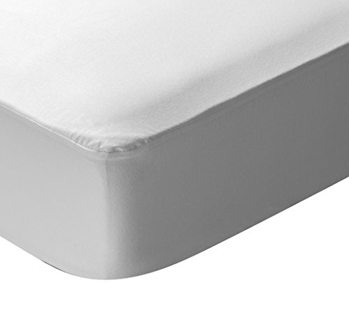 Pikolin Home - Protector de colchón punto, 100% algodón, impermeable y transpirable, 70x140cm-Cuna (Todas las medidas)
