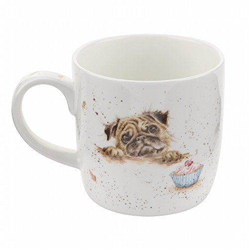 Portmeirion Home & Gifts - Taza (porcelana, 19 x 12 x 8 cm), diseño de perro