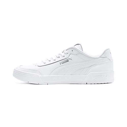 PUMA Caracal, Zapatillas Unisex Adulto, Blanco White Silver, 44 EU