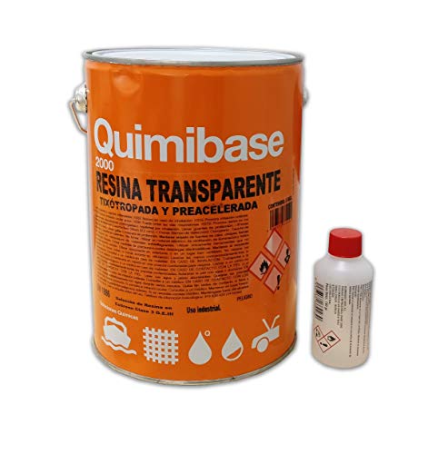 QUIMIBASE - RESINA POLIESTER CRISTAL+ catalizador 5KG