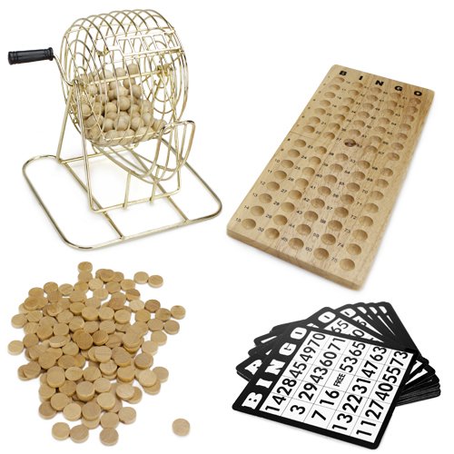 Real Suministros de Bingo Bingo de Madera Juego