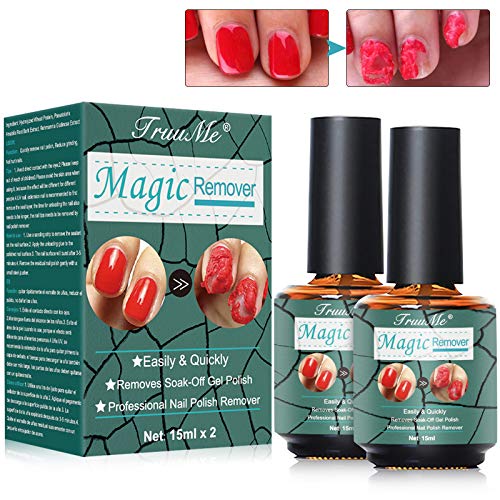 Removedor Esmalte Permanente, Gel Polish Remover, Nail Polish Remover Gel, Quita Esmalte De Gel Y Capa Superior En 3-5 Minutos,no Lastimar Tus Uñas-(2 Piezas)