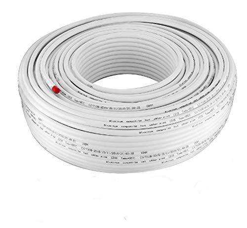 Rollo de 656 pies de 1/2"TUBO PEX-AL-PEX 200M Barrera de oxígeno Suelo radiante PEX TUBO RADIANTE Suelo de calor Calefacción de plomería