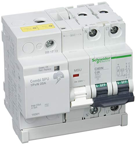 Schneider Electric 16301 Combi SPU 1P+N 25A