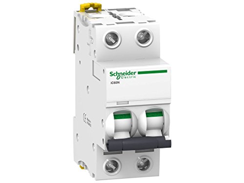 Schneider Electric A9F79250 Interruptor Automático Magnetotérmico Ic60N, 2P, 50A, Curva C