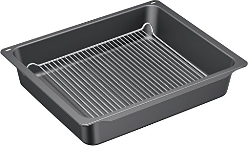 Siemens HZ633070 - Bandeja de Horno (Rectangular, Negro, 2 kg, 2,5 kg)