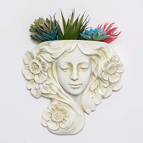 simpdecor Florero de Maceta montado en la Pared Maceta, Ángel Colgante Decoración de Pared para Plantas suculentas Plantas de imitación Decoración Colgante de Navidad para Interiores o Exteriores