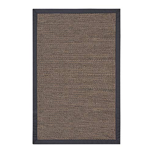 STORESDECO Alfombra vinílica Deblon – Alfombra de PVC Antideslizante y Resistente, Ideal para salón, Cocina, baño…¡Disponible en Medidas Grandes! (160cm x 230cm, Gris)