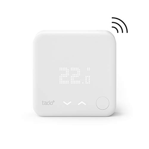 tado° Sensor de Temperatura Inalámbrico - un accesorio para los Cabezales Termostáticos Inteligentes, Instálalo tú mismo