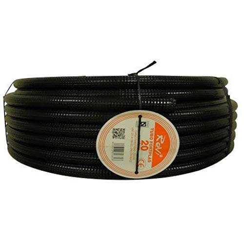 Tubo corrugado 20mm 25m【IGNIFUGO】No propagador de llamas • Tubos corrugados flexibles para cables electricidad • 25 metros • PVC de Calidad