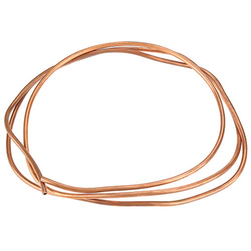 Tubo de cobre suave, 2 m T2 tubo de bobina de cobre suave ID 4 mm OD 5 mm Espesor 0,5 mm para equipos eléctricos de refrigeración