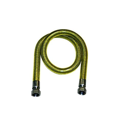 Tubo flexible acero inoxidable cordón Gas para GLP Y metano 1/2 FF hembra hembra Cocina