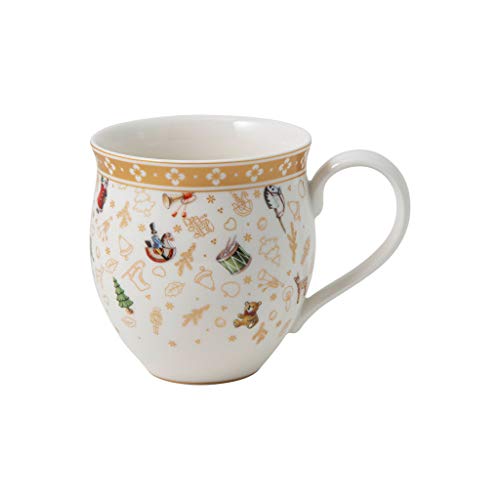 Villeroy & Boch Toys Delight-Taza con asa, edición Aniversario, Porcelain Premium, Blanco, 0,44 l