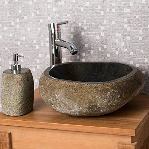 wanda collection Lavabo sobre encimera de Piedra Natural Cuarto de baño Piedra 30