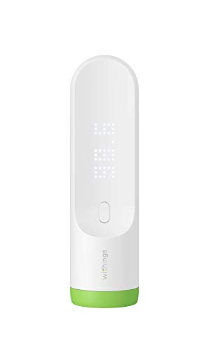 Withings WTH-SCT01 Thermo: termómetro temporal inteligente; apto para bebés, niños pequeños, niños y adultos; sin contacto físico