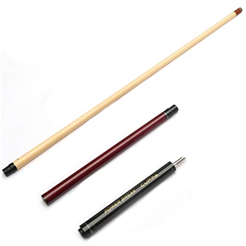 WXS Taco de Billar, 54 Pulgadas Corriendo Saltar Un Cuerpo Snooker Billars Barra de Tres seccionesCreative Billard Rod (Color : Vino Tinto)