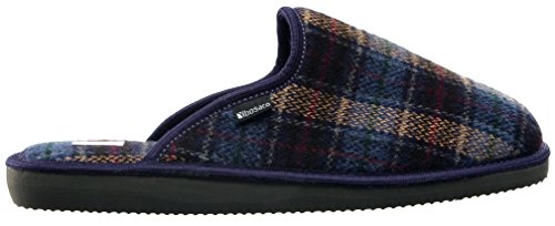 Zapatillas De Casa De Hombre Pantuflas Casa Hombre Suela De Memoria (44 EU, Bluish)