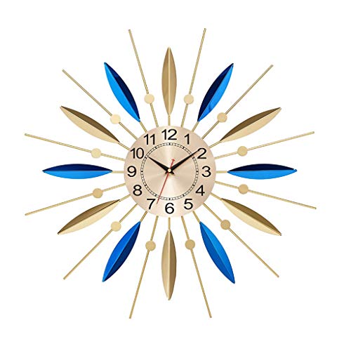 ZhaoLiRuShop Reloj de Pared Relojes de Pared Inicio Creativo de la Manera Reloj de Pared de la Sala de Estar del Reloj de Pared de Silencio Dormitorio Reloj de Pared del pórtico