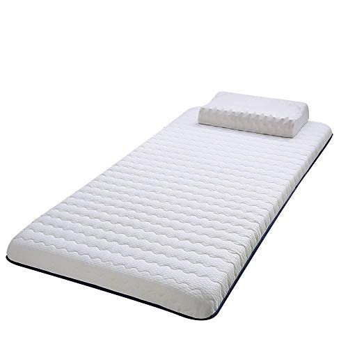 ZSAIMD Colchón de látex Colchones Plegables de Espuma de Memoria de Rebote Lento Espesar Tatami King Queen Size Colchón de Espuma de Memoria Colchones de Cama Firme en una Caja 100cm *