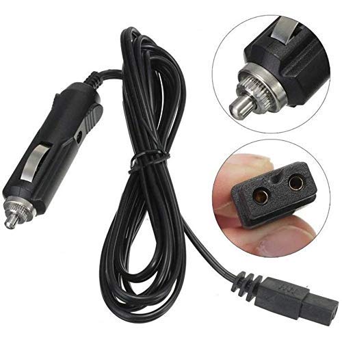 Ztoma 2m 12V DC 2 Pines Conexión Cable de Repuesto Conector del Cable para Coche Recambio Refrigerador Caja