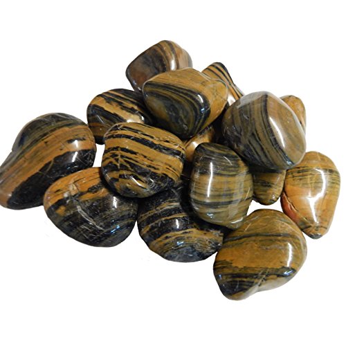 40 kg Pulido Kiesel brillo Grava piedras de río piedras gartenkies Ornamentales Grava piedras decorativas) Color Marrón