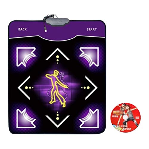 Amusingtao Danza Tapete para Niños Adultos, Anti Deslizante Danza Pad Dancing Tapete, PC USB Multifunción USB Danza Manta para PC Portátil - 32.68x36.61inch